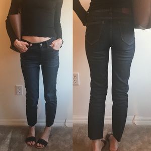 Madewell Alley Straight Jeans - Cropped Ankle